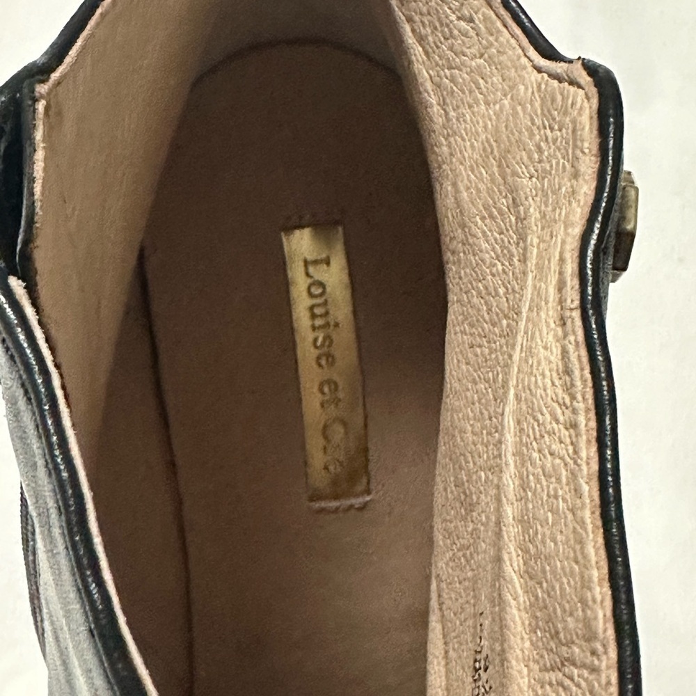 Louise et Cie Black Heeled Ankle Boots - Picture 12 of 15